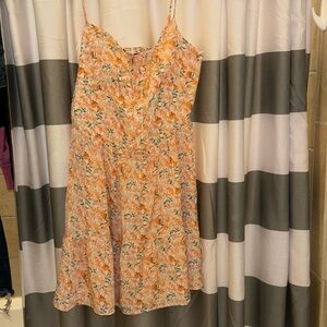 sundress, new with tags, peach/orange